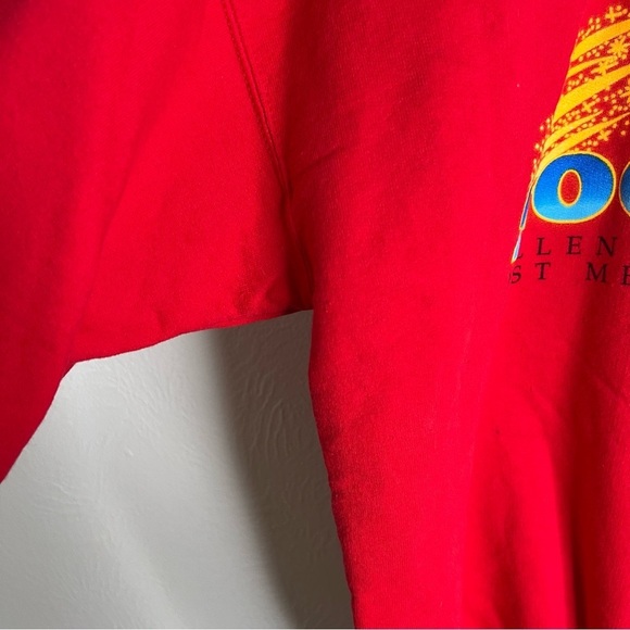 Vintage Disney Cast Member Fantasia Red Sweatshirt Pullover Cotton Blend Size L - Picture 5 of 14